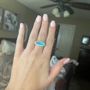 Kendra Scott teal ring